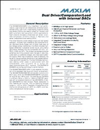 Click here to download MAX9973GCCB Datasheet