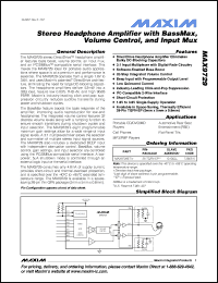 Click here to download MAX9729 Datasheet