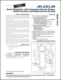 Click here to download MAX17075ETG+ Datasheet