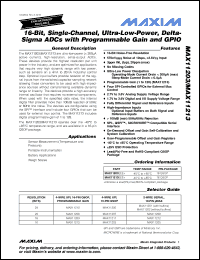 Click here to download MAX11203EEE+ Datasheet