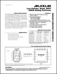 Click here to download MAX4610EGE Datasheet