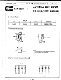 Click here to download CS1012Y Datasheet