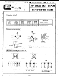 Click here to download CS411G Datasheet