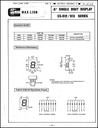 Click here to download CS612Y Datasheet