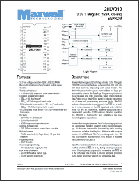 Click here to download 28LV010RT2FS25 Datasheet