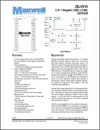 Click here to download 28LV010RT2FS20 Datasheet
