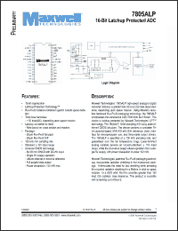 Click here to download 7805ALPRPDE Datasheet