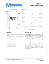 Click here to download 54BCT244 Datasheet
