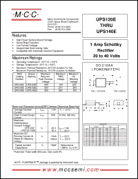 Click here to download UPS130E Datasheet