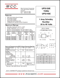 Click here to download UPS120 Datasheet