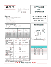 Click here to download UFT7060SM Datasheet