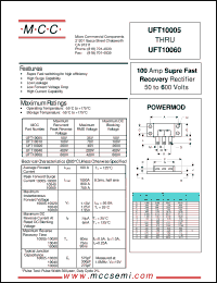 Click here to download UFT10060 Datasheet