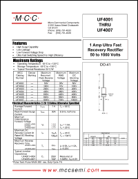 Click here to download UF4007 Datasheet