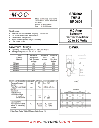 Click here to download SRD605 Datasheet