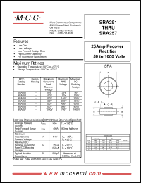 Click here to download SRA257 Datasheet