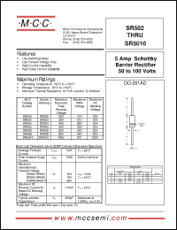 Click here to download SR508 Datasheet