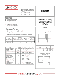 Click here to download SR240M Datasheet