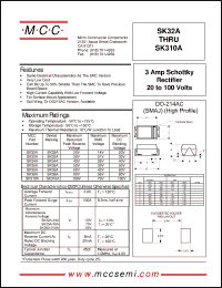 Click here to download SK310A Datasheet
