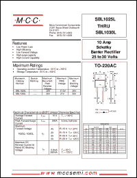 Click here to download SBL1030L Datasheet