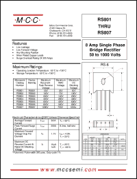 Click here to download RS803 Datasheet