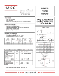 Click here to download RB491D Datasheet