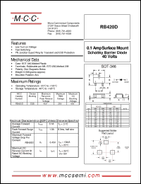 Click here to download RB420D Datasheet