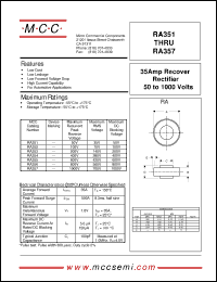 Click here to download RA351 Datasheet