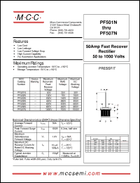 Click here to download PF505N Datasheet