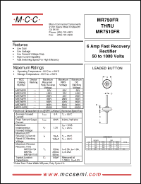 Click here to download MR758FR Datasheet