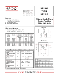 Click here to download MP2510 Datasheet