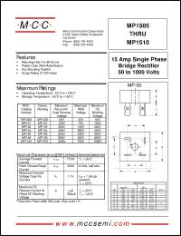 Click here to download MP158 Datasheet