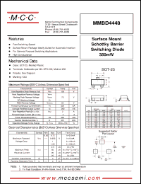 Click here to download MMBD4448 Datasheet