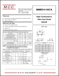 Click here to download MMBD4148CA Datasheet