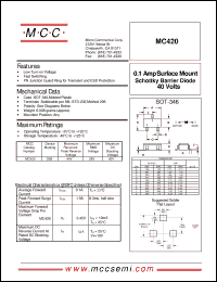 Click here to download MC420 Datasheet