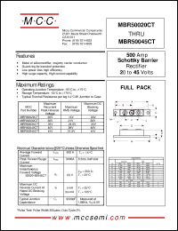 Click here to download MBR50040CT Datasheet