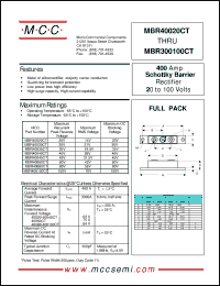 Click here to download MBR40035CT Datasheet