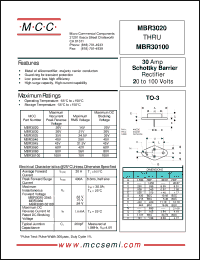 Click here to download MBR3040 Datasheet
