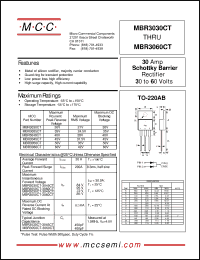 Click here to download MBR3060CT Datasheet