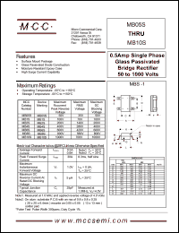 Click here to download MB05 Datasheet