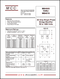 Click here to download MB404 Datasheet