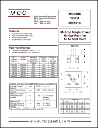 Click here to download MB352 Datasheet