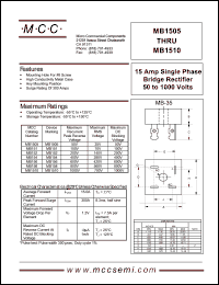 Click here to download MB1510 Datasheet