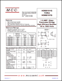Click here to download HDBS101G Datasheet