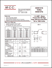 Click here to download HDB105G Datasheet