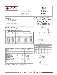 Click here to download HD01 Datasheet
