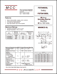Click here to download FST8460SL Datasheet
