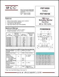 Click here to download FST10020 Datasheet