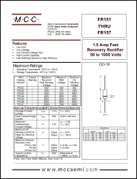 Click here to download FR155 Datasheet