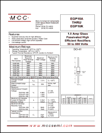Click here to download EGP10 Datasheet