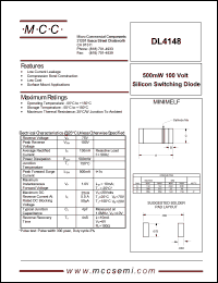 Click here to download DL4148 Datasheet